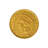 1861 $1 U.S. Indian Head Gold Coin - Great Investment - (JG PS)