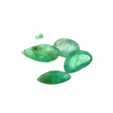 APP: 4.9k 4.93CT Multi Shape Emerald Parcel
