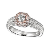 *Fine Jewelry, 14KT Two-Tone Gold, 0.52CT Diamond Engagement Ring