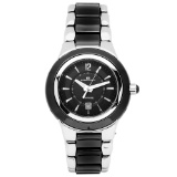 *Oceanaut Women's Ceramic Ceramic Case, Metal Bracelet, Black Dial, Scratch Resistant Watch