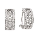 *Fine Jewelry, 14KT White Gold, 0.42CT Diamond Earrings