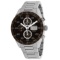 *Tag Heuer Men's Carrera Stainless Steel Case Brown Dial Automatic Movement, Scratch Resistant Watch