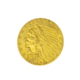 *1925-D $2.50 U.S. Indian Head Gold Coin (JG)