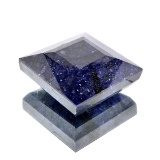APP: 10.2k 3,390.00CT Square Cut Blue Sapphire Gemstone