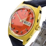 *Bulova 1968 23 Jewels Gold Plated Automatic Mens Day/Date Rare Swiss Watch