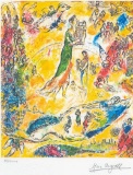 MARC CHAGALL (After) King David Print, 458 of 500
