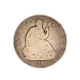 1866-S Liberty Seated Half Dollar Coin