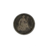 Rare 1861 Liberty Seated Half Dime Coin