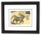 Toulouse-Lautrec (After) ''Travail Sur Le Panneau'' Rare Museum Framed 22x18 Ltd. Edition 332/350