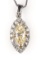 APP: 4.2k *Fine Jewelry 14 kt. Two Tone Gold, 1.06CT Diamond Pendant (NG RA017477)