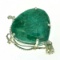 APP: 9.4k Fine Jewelry Designer Sebastian 280.76CT Pear Cut Green Beryl and Sterling Silver Pendant