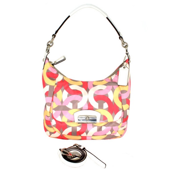 Coach Kristin Chain Link Hobo Handbag