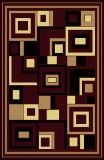 Gorgeous 5x8 Emirates Burgundy Rug  Plush, High Quality Made in Turkey (No Rugs Sold Out Of Country)
