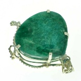 APP: 9.4k Fine Jewelry Designer Sebastian 280.76CT Pear Cut Green Beryl and Sterling Silver Pendant