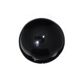 APP: 2.6k Rare 1,701.50CT Sphere Cut Black Agate Gemstone
