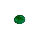 APP: 2.8k 3.76CT Oval Cut Green Emerald Gemstone