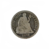 1877 Liberty Seated Dime Coin
