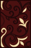 Gorgeous 4x6 Emirates Burgundy 525 Rug High Quality Made in Turkey (No Rug Sold Out Of Country)
