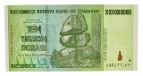 10 Trillion Dollar Zimbabwe Note