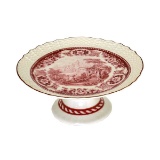 Red and White Tray