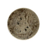 1888 Liberty Seated Quarter Dollar Coin