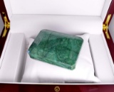 APP: 5.6k 1,121.50CT Emerald Cut Green Beryl Emerald Gemstone