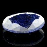 APP: 1.2k 25.03CT Oval Cut Blue Sapphire Gemstone