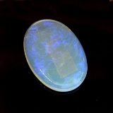 APP: 1.4k 3.01CT Oval Cut Cabochon Multi-Colored Jelly Crystal Opal Gemstone