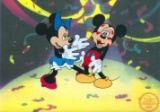 Walt Disney (After) Serigraph, Cell, Mickey's Surprise Party W/ Certificate Of Authenticity