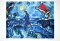 MARC CHAGALL (After) Lovers Over Paris Print, 216 of 500