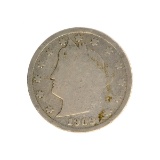 1909 V Nickel Five-Cent Piece Coin