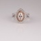 APP: 22.4k *14 kt. White/Rose Gold, 1.53CT Diamond Ring