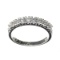 Designer Sebastian 1.75CT Round Cut Swiss Cubic Zirconia And Platinum Over Sterling Silver Ring