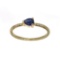 APP: 0.7k Fine Jewelry 14KT Gold, 0.37CT Blue Sapphire And Diamond Ring