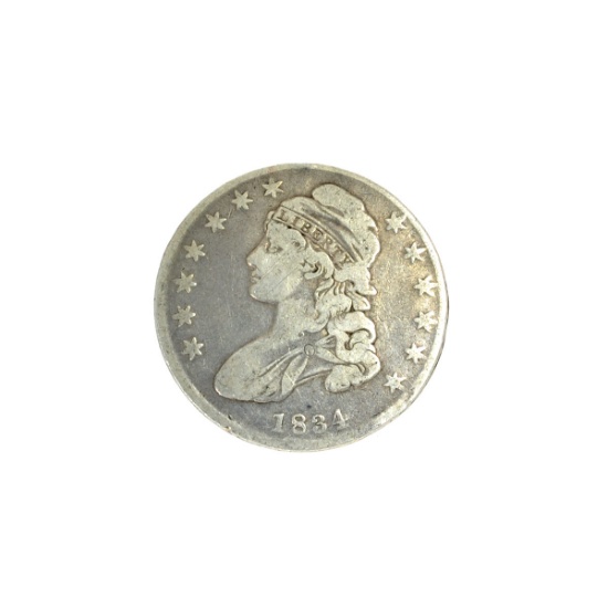 1834 Capped Bust Half Dollar Coin