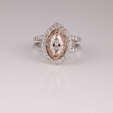 APP: 21.4k *14 kt. Two Tone Gold, 1.60CT Diamond Ring