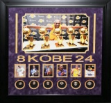 Kobe Bryant Collage with Rings