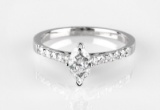 APP: 2k *Fine Jewelry 14 kt. White Gold, 0.69CT Diamond Ring