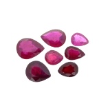 APP: 4.1k 25.13CT Pear Cut Ruby Parcel