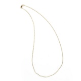 *Fine Jewelry 14KT Gold, Diamond Cut, 1.8GR. 18'' Chain Necklace)