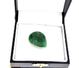 APP: 1.4k 27.70CT Pear Cut Green Beryl Emerald Gemstone