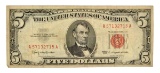 1963 $5 U.S. Red Seal Note