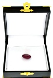 APP: 3k 11.44CT Oval Cut Ruby Gemstone