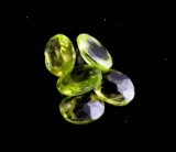 APP: 1k 5.12CT Oval Cut Green Peridot Parcel