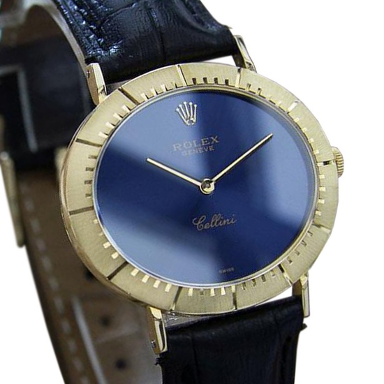 *Rolex Cellini 18k Solid Gold Swiss Made Mens Manual 1971 Luxury Dress Watch