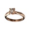 APP: 5.4k Fine Jewelry 14 kt. Rose Gold, 0.45CT Round Cut Diamond Ring