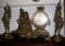 Antique 3 Piece Ansonia Clock -P-