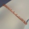APP: 2.4k *14KT Rose Gold, 0.29CT Round Brilliant Cut Diamond Bracelet