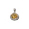 APP: 0.5k Fine Jewelry Designer Sebastian 2.55CT Oval Cut Citrine and Sterling Silver Pendant