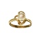 APP: 0.6k Fine Jewelry 10kt. Gold Round Cut Akoya Pearl Ring